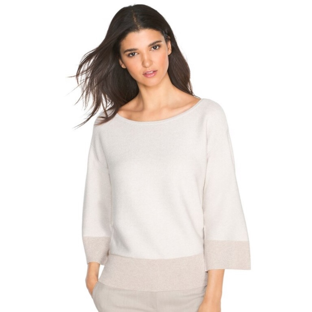 White House Black Market Drop Shoulder Pullover